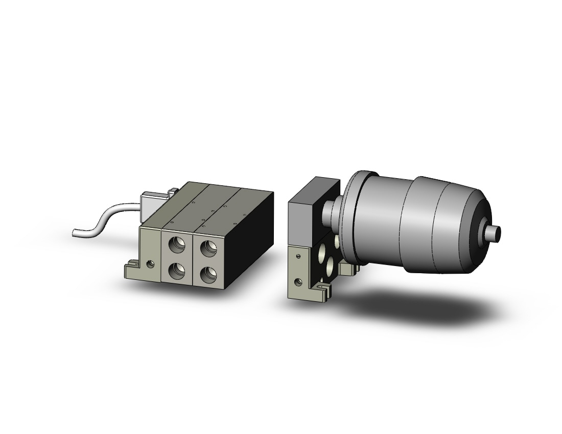 SMC VV5Q51-0404TFD1-CU1 mfld, plug-in, vq5000, VV5Q51/55 MANIFOLD