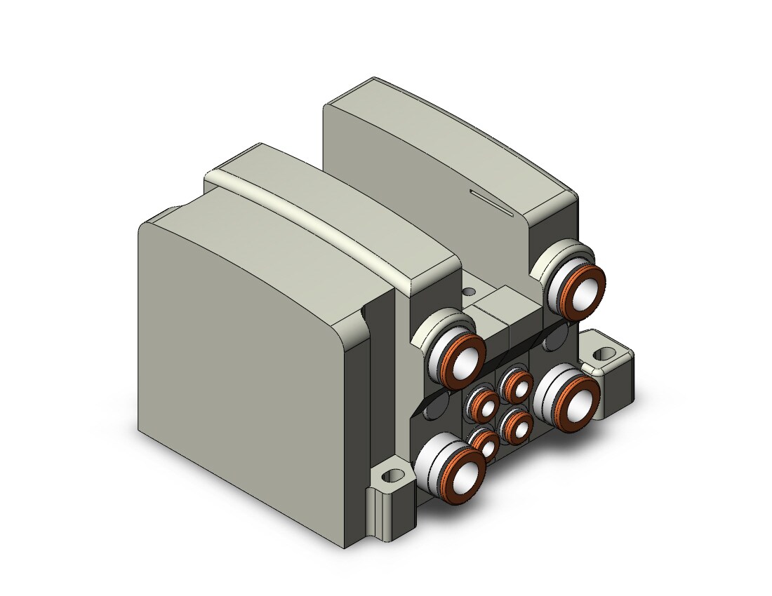 SMC VV5QC11-02C4SEA vqc manifold, 4/5 PORT SOLENOID VALVE