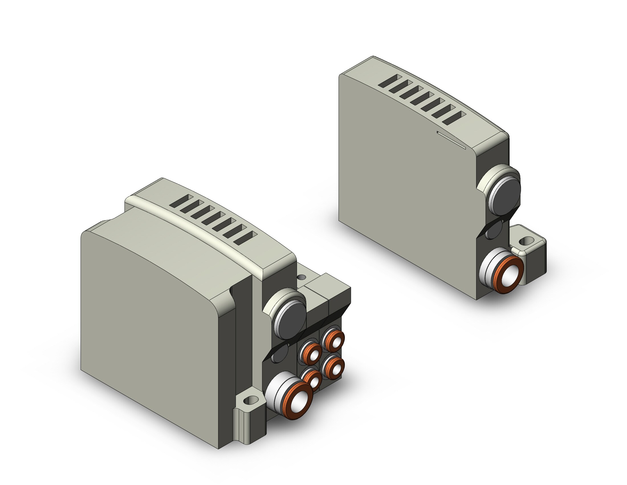 SMC VV5QC11-08N3SEA-S vqc manifold, 4/5 PORT SOLENOID VALVE