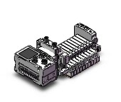 SMC VV5QC11-10BN7SD6EA2-S vqc manifold, 4/5 PORT SOLENOID VALVE