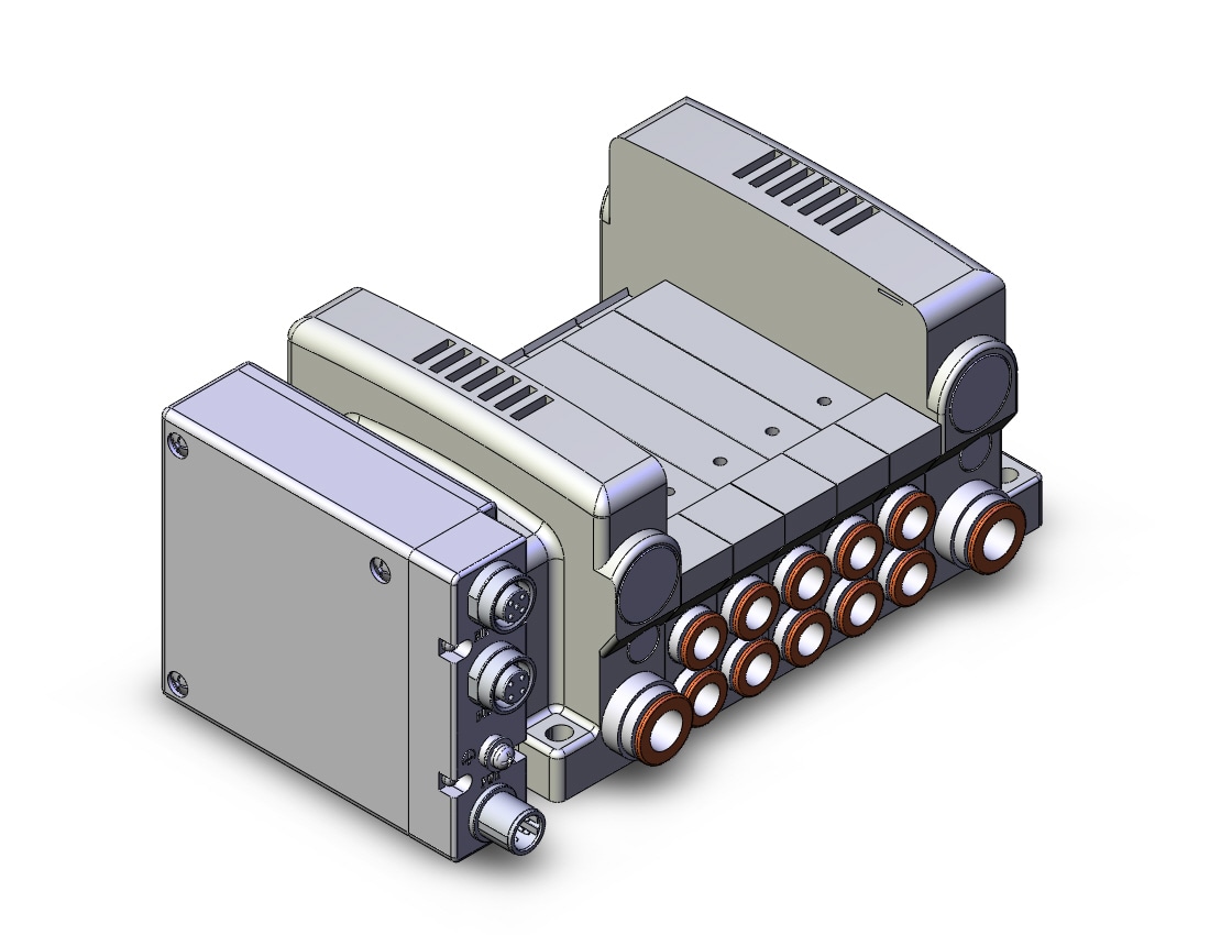 SMC VV5QC21-05N9SFB-S vqc manifold, 4/5 PORT SOLENOID VALVE