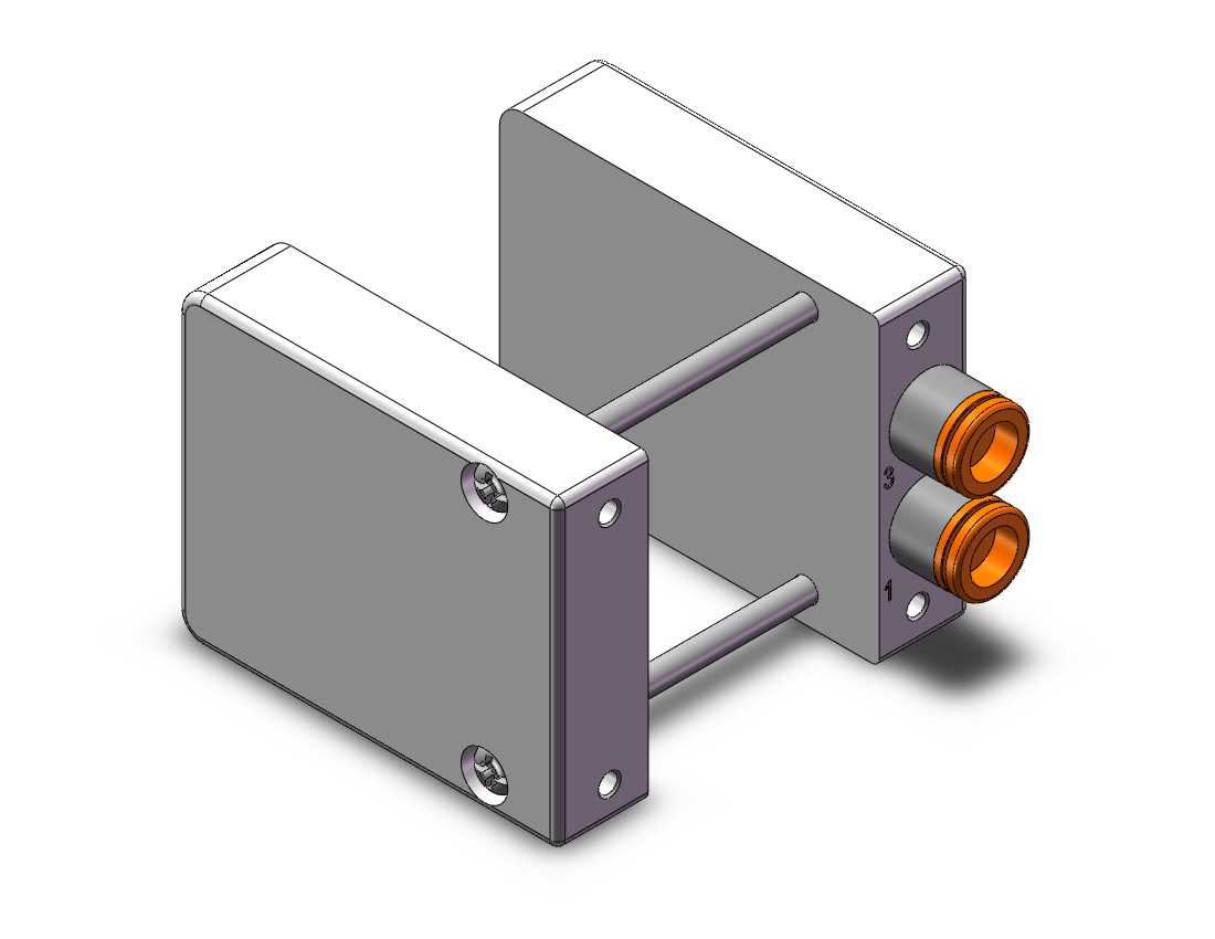 SMC VV100-10-03U1-N7F1 manifold, non plug-in, SS3Y1 MANIFOLD SY100***