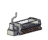 SMC VV5QC21-10C8FD1-NS vqc manifold, 4/5 PORT SOLENOID VALVE