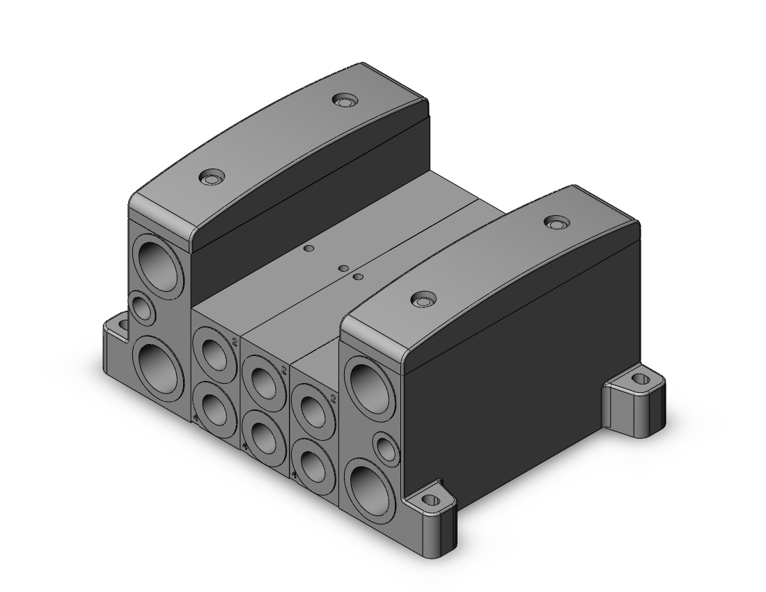 SMC VV8013-02F-SD0-W1-Q manifold, iso, 4/5 PORT SOLENOID VALVE