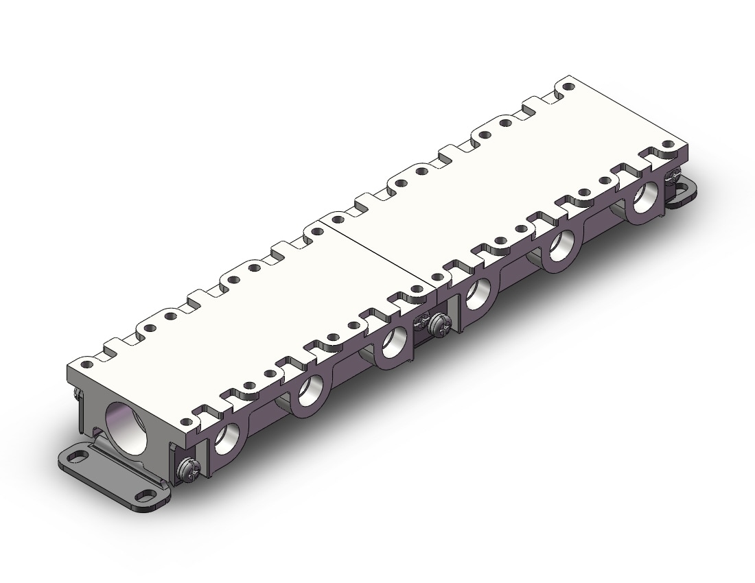 SMC VVX211TSZ-06-1 mfld base, vx2100 series, 2 PORT VALVE