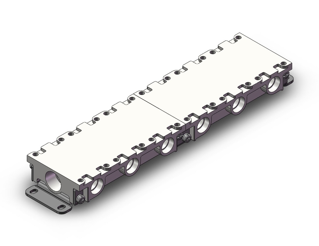 SMC VVX222NSF-06-1 mfld base, vx2200 series, VVX* MANIFOLD VX SERIES