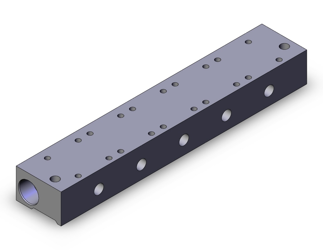 SMC VVXA211-05-1 manifold base, VVX* MANIFOLD VX SERIES