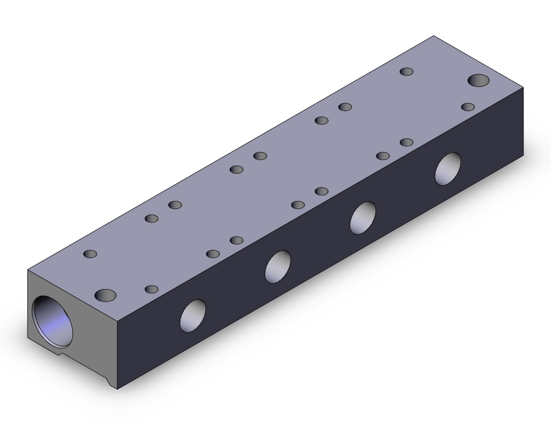 SMC VVXA212-04-1 mfld base, VVX* MANIFOLD VX SERIES