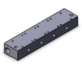 SMC VVXA221-04-1 mfld base, VVX* MANIFOLD VX SERIES