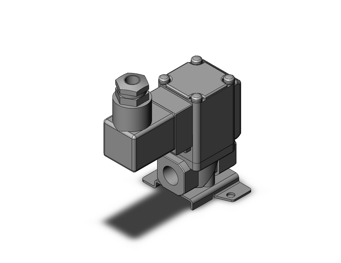 SMC VX220AZ2AXB vx2 body pt 1/4, VX2 2-WAY MEDIA VALVE