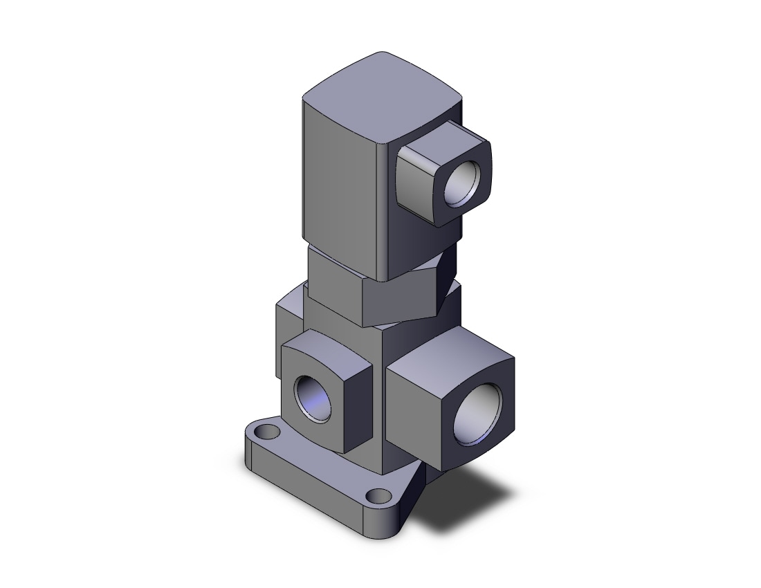 SMC VXA3224G-02N-B valve, air pilot, VP*/VT* 2/3-WAY MEDIA VALVE