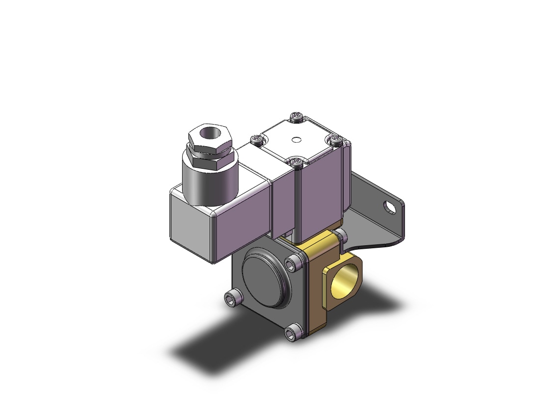 SMC VXD232BGXB valve, media, VXD/VXZ 2-WAY MEDIA VALVE