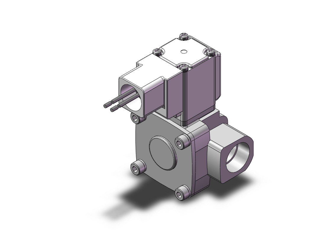 SMC VXD240HUB valve, media (n.o), VXD/VXZ 2-WAY MEDIA VALVE