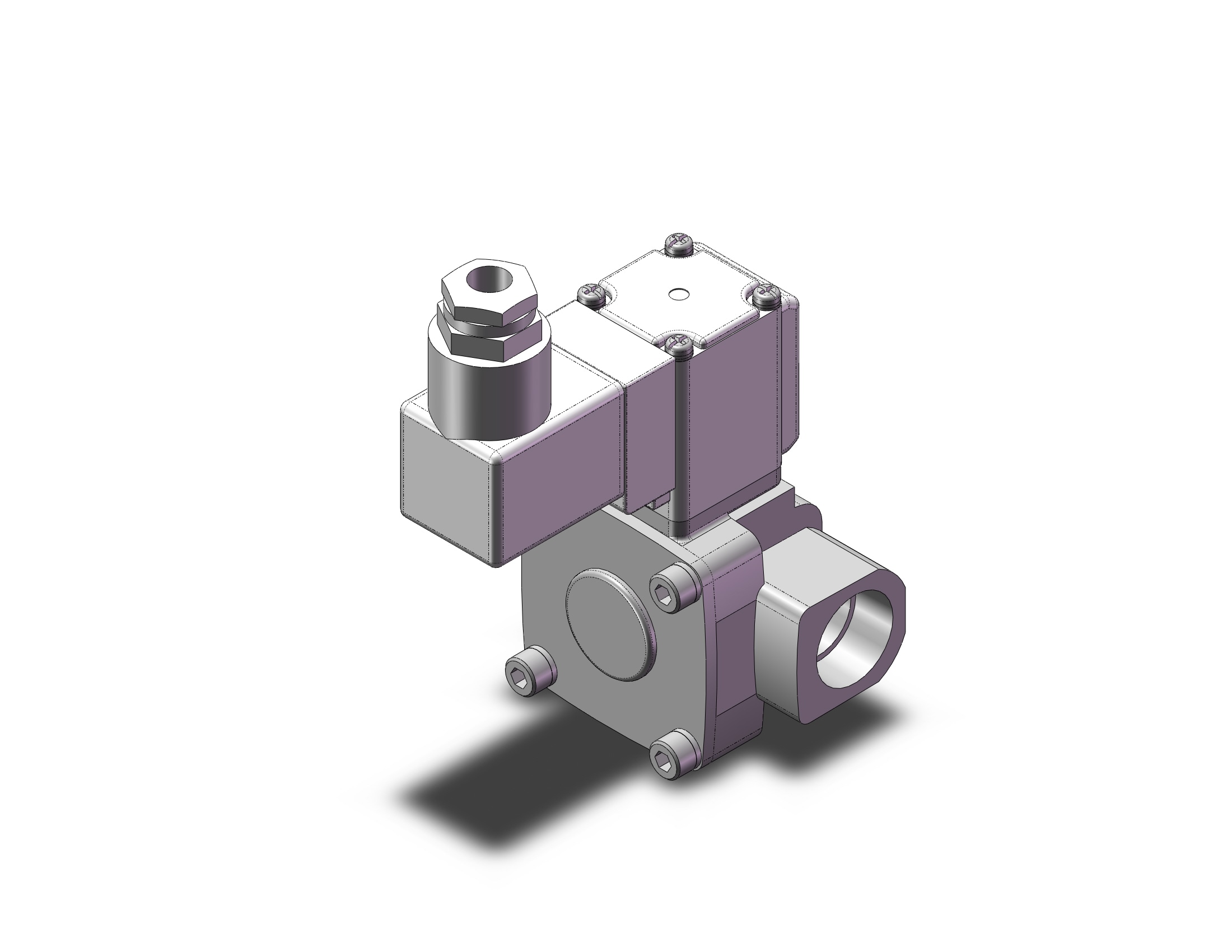 SMC VXD240HZ2AB valve, media, VXD/VXZ 2-WAY MEDIA VALVE