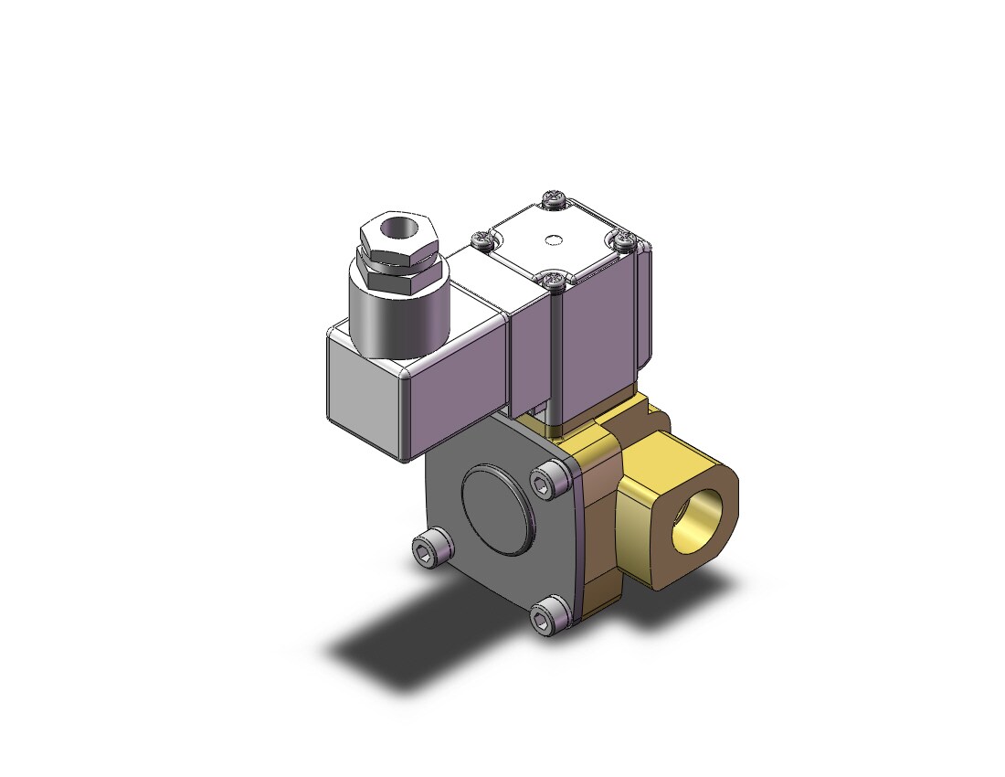 SMC VXD242GGB valve, media, VXD/VXZ 2-WAY MEDIA VALVE