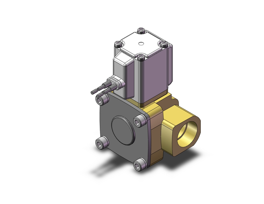 SMC VXD242HCB valve, media (n.o), VXD/VXZ 2-WAY MEDIA VALVE