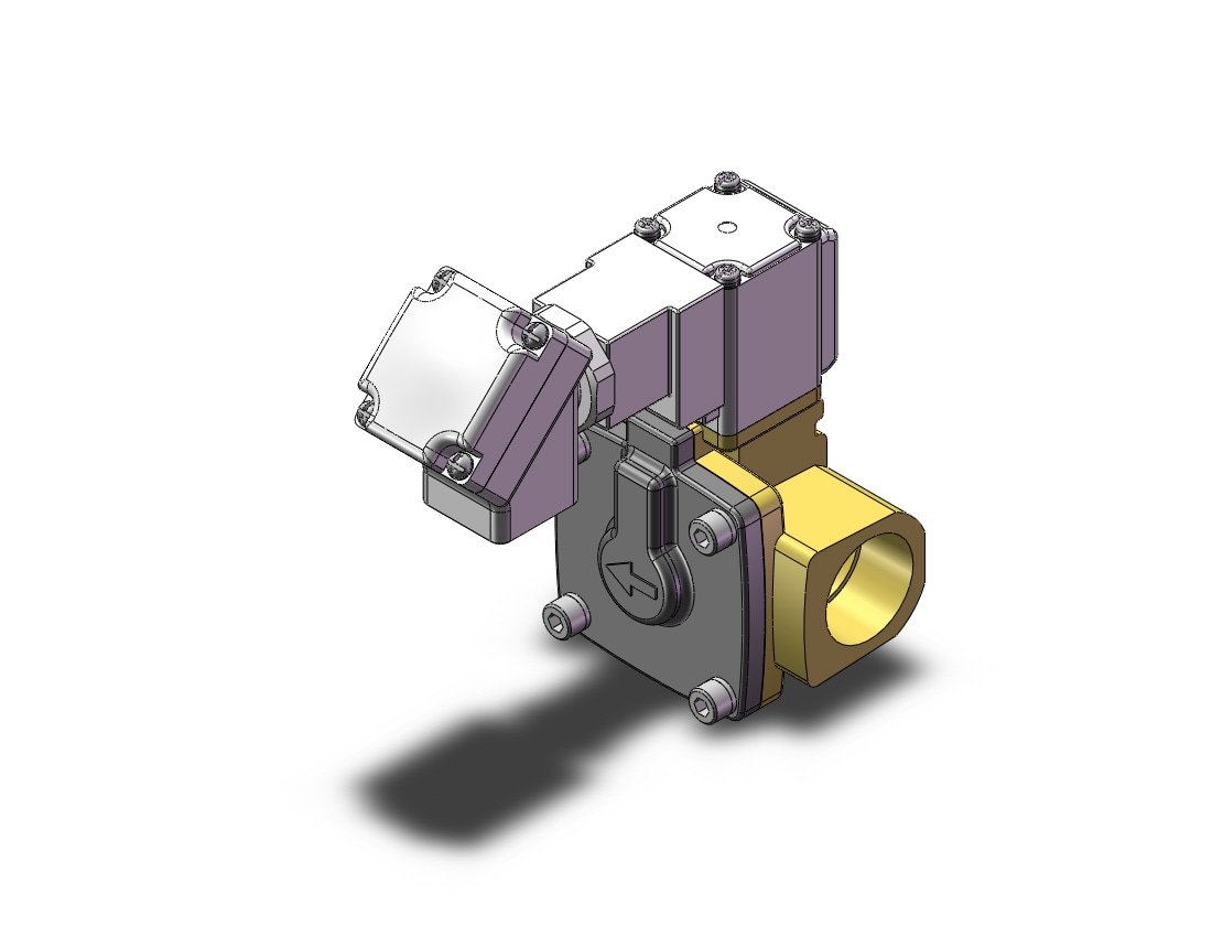 SMC VXD252LZ2K valve, media, VXD/VXZ 2-WAY MEDIA VALVE