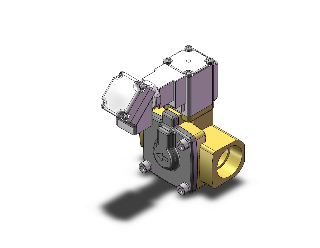 SMC VXD260NZ2K valve, media, VXD/VXZ 2-WAY MEDIA VALVE