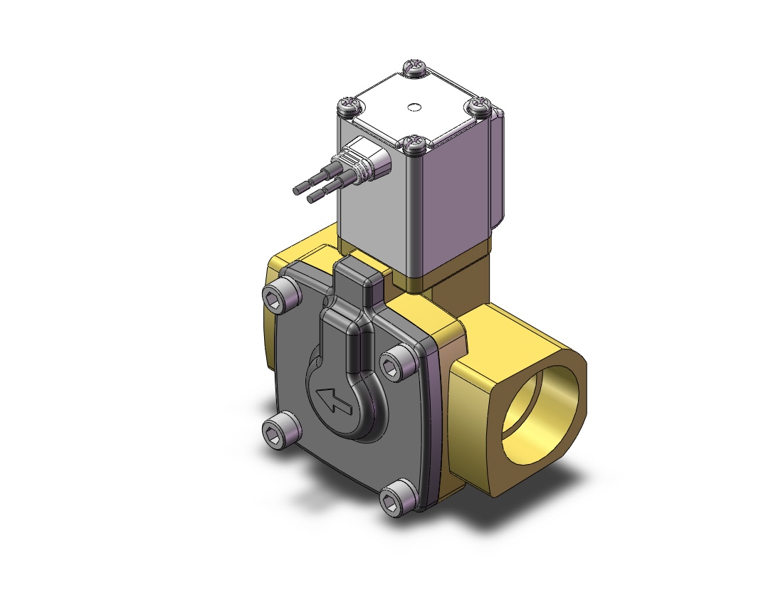 SMC VXD262NA valve, media, VXD/VXZ 2-WAY MEDIA VALVE