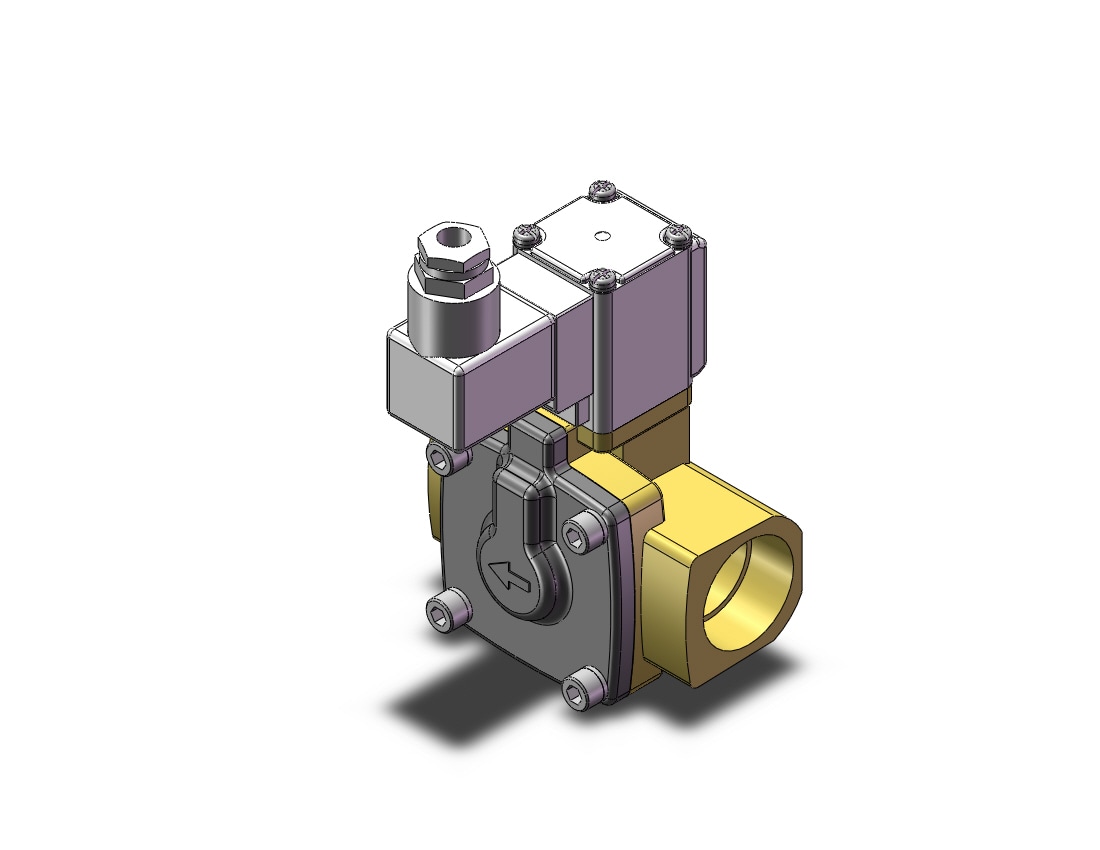 SMC VXD262NJB valve, media, VXD/VXZ 2-WAY MEDIA VALVE