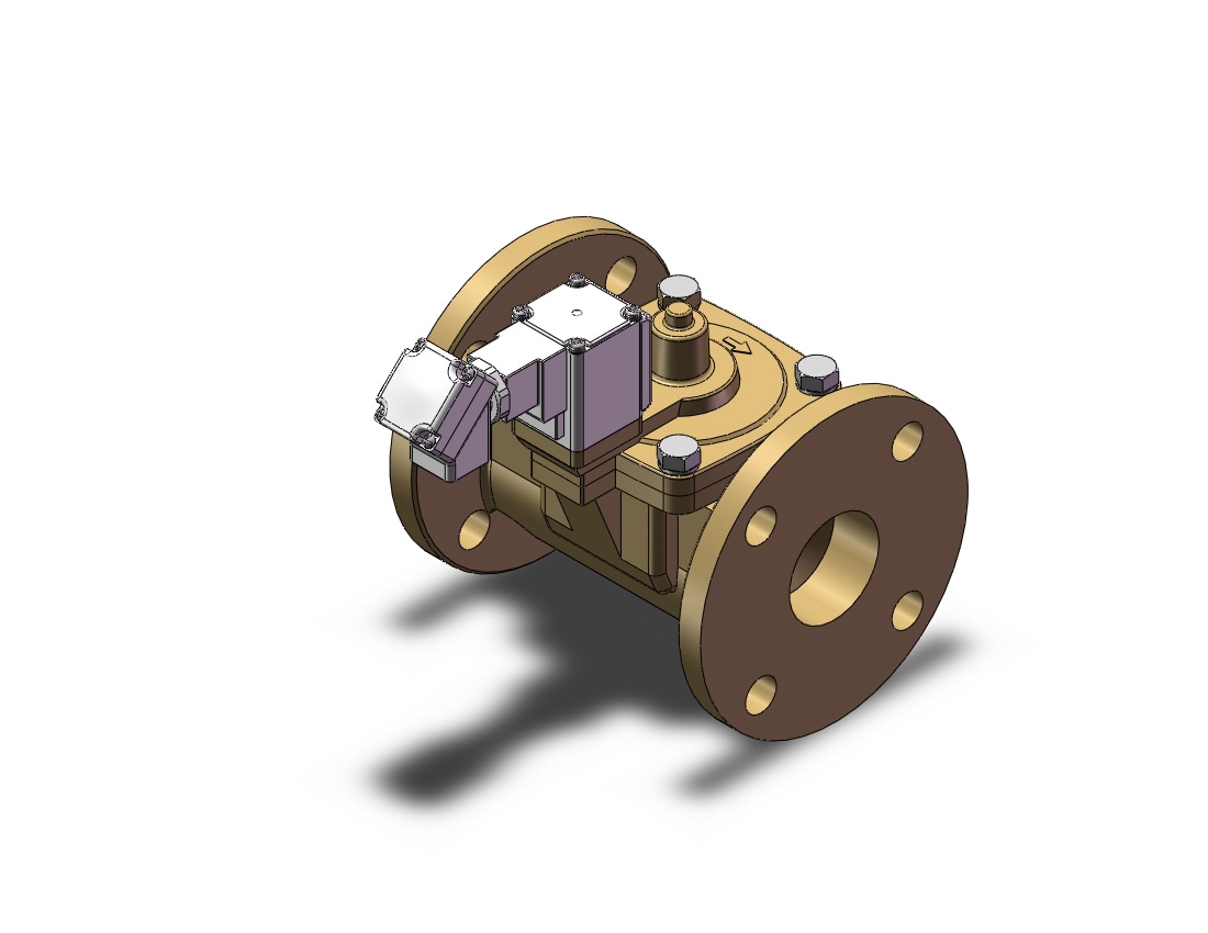 SMC VXD290SZ2L valve, media, VXD/VXZ 2-WAY MEDIA VALVE