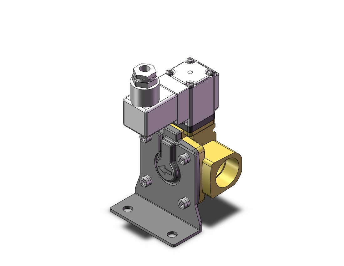 SMC VXD2C0LGBXB valve, media, VXD/VXZ 2-WAY MEDIA VALVE