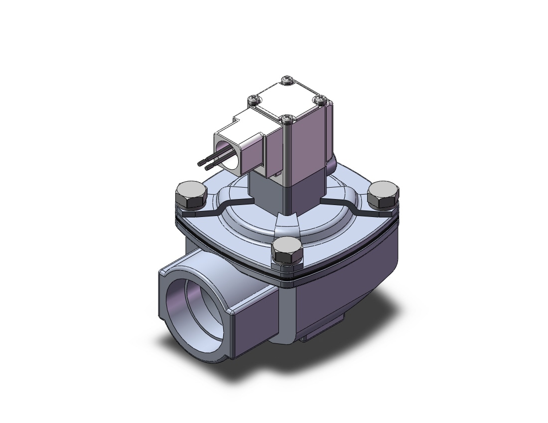 SMC VXF23AAWB media valve, VXP/VXR/VXF 2-WAY MEDIA VALVE