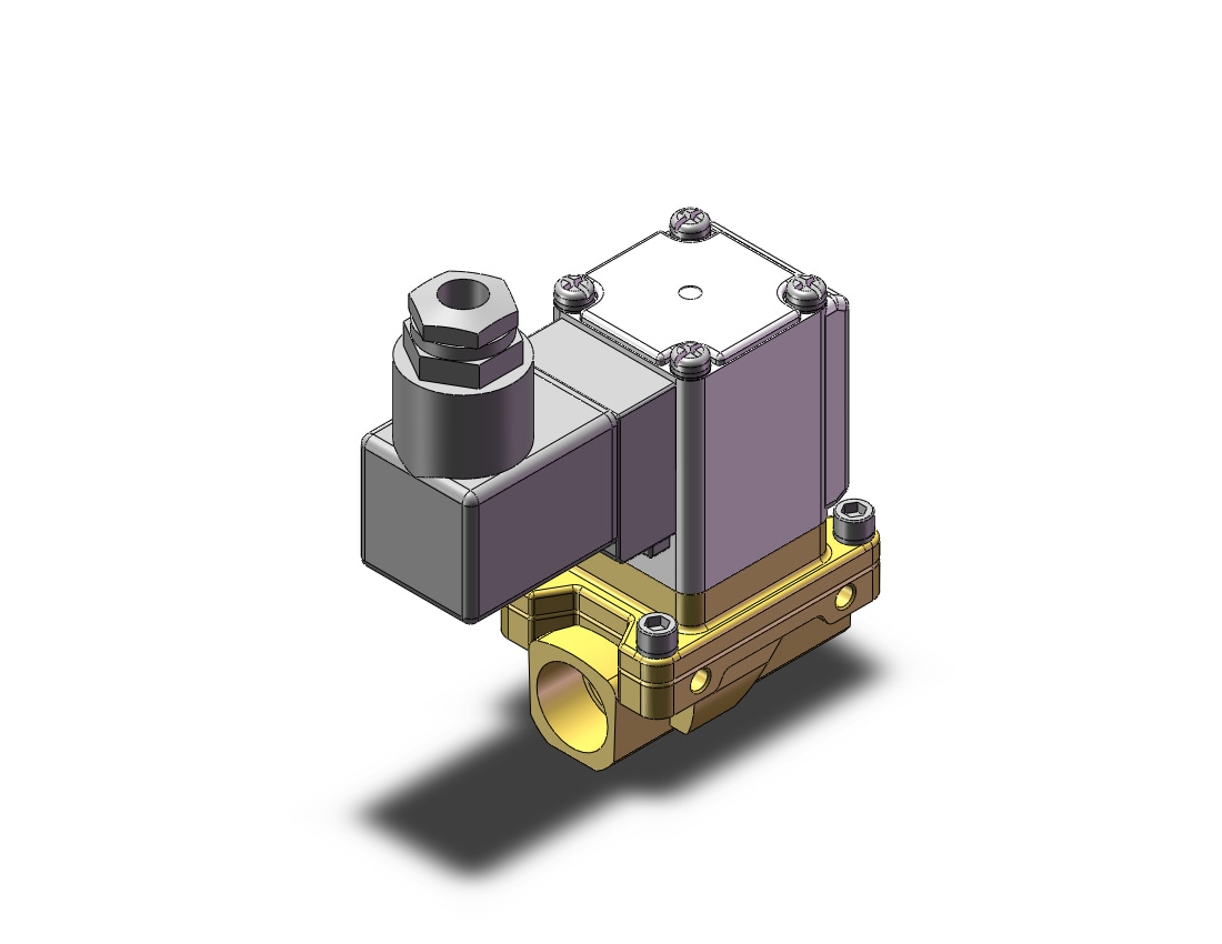 SMC VXZ232BGB valve, water size 3 n.c., VXD/VXZ 2-WAY MEDIA VALVE