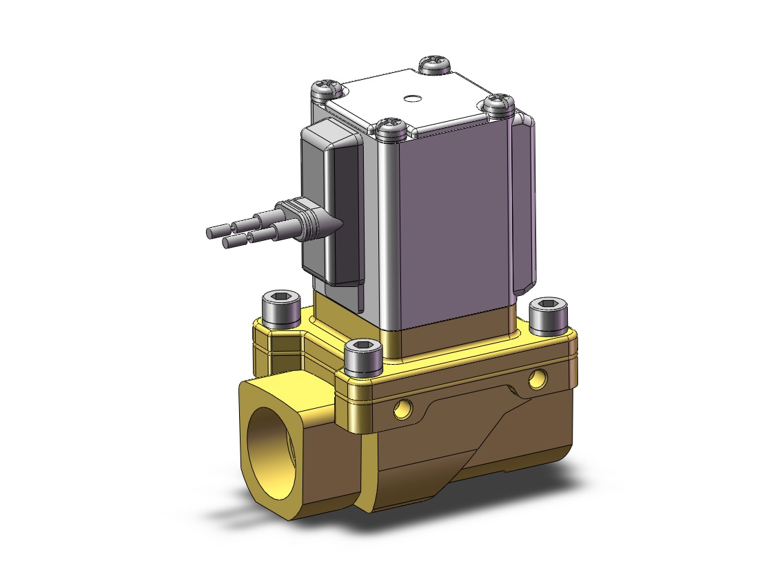 SMC VXZ240FCB Solenoid Valve, (n.c.), VXD/VXZ 2-WAY MEDIA VA