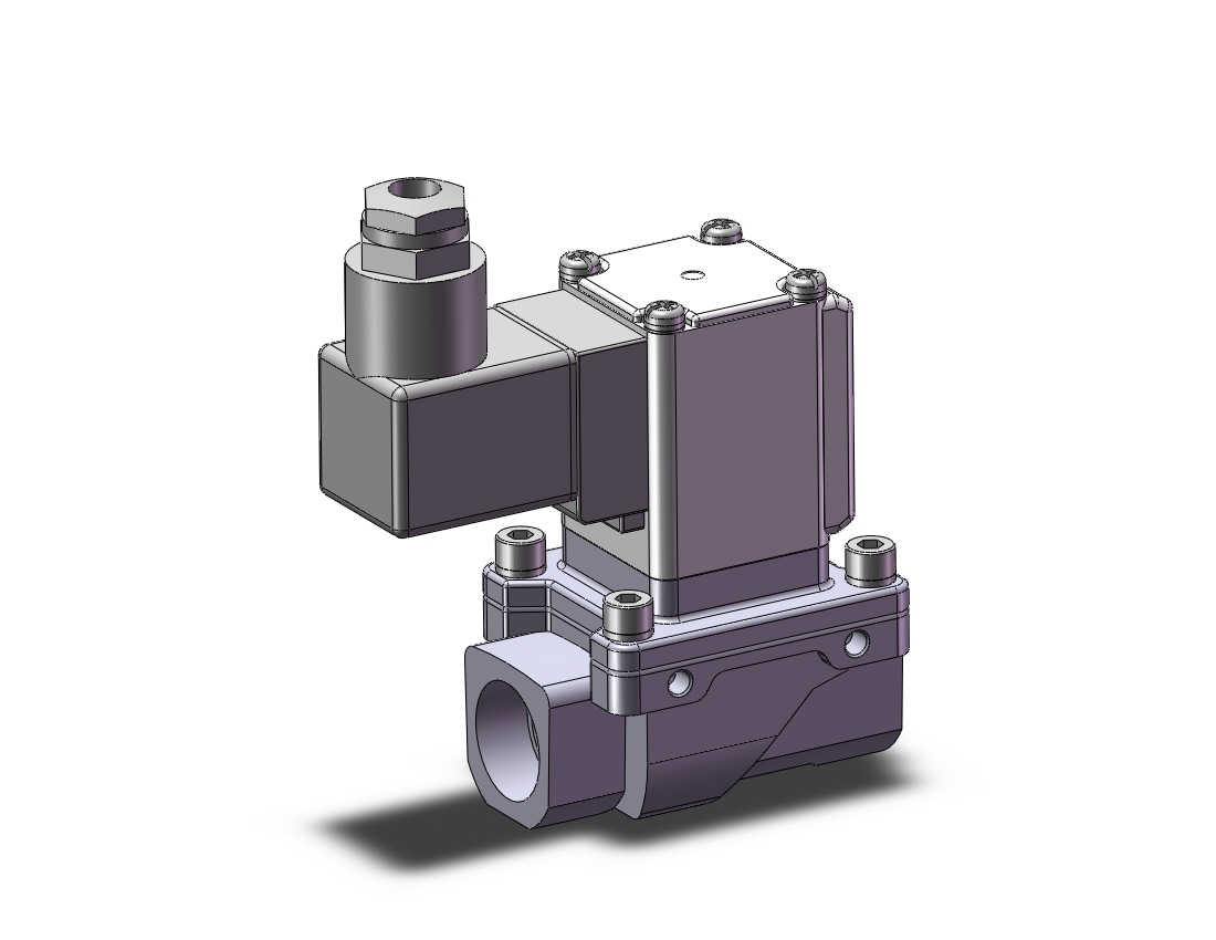 SMC VXZ240GZ2CL valve, water, VXD/VXZ 2-WAY MEDIA VALVE