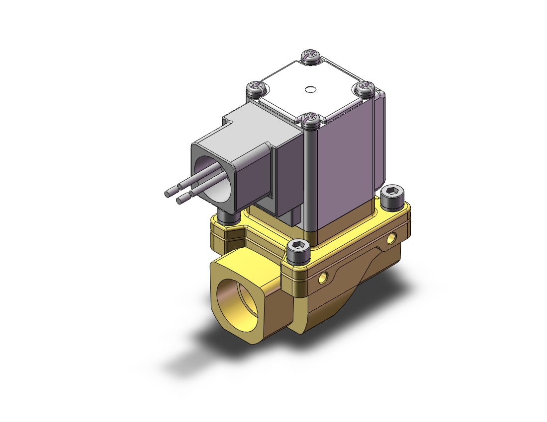 SMC VXZ242FUG valve, media,, VXD/VXZ 2-WAY MEDIA VALVE