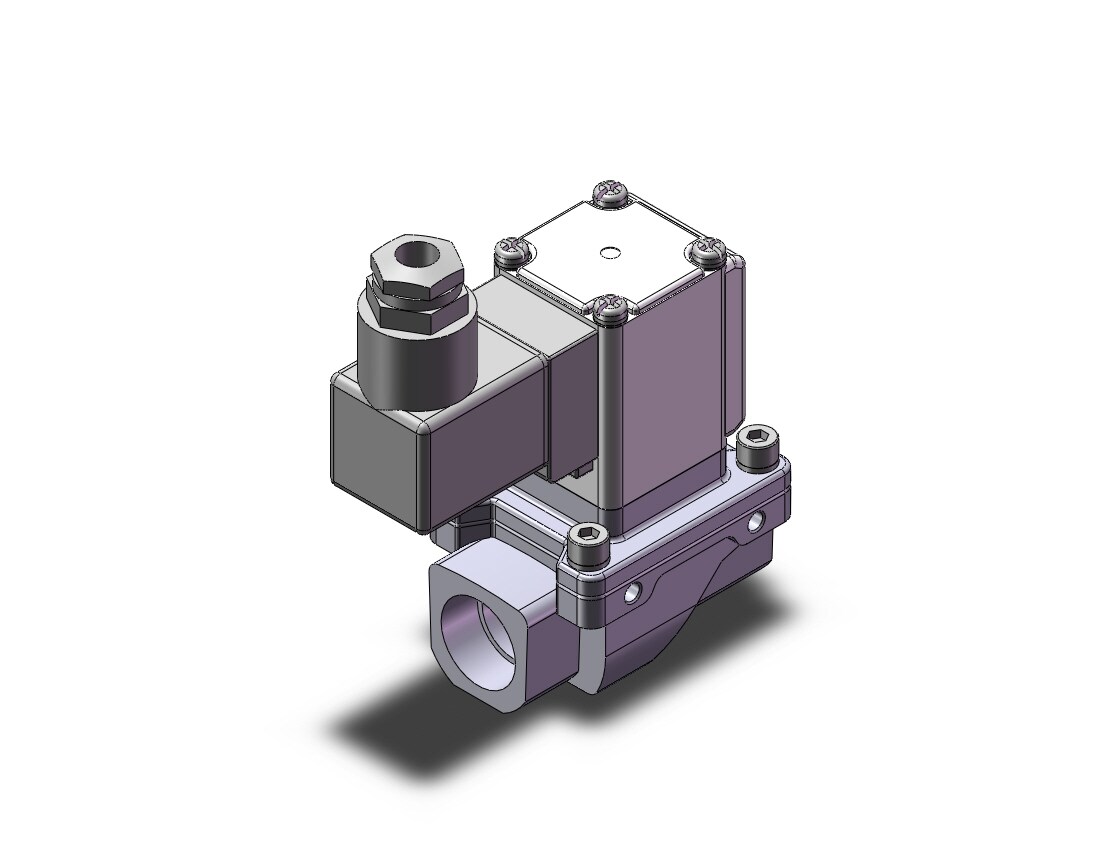 SMC VXZ245GJB valve,heated water,size 4,nc, VXD/VXZ 2-WAY MEDIA VALVE