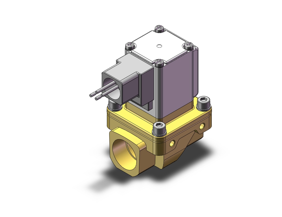 SMC VXZ252HSB valve, water, VXD/VXZ 2-WAY MEDIA VALVE