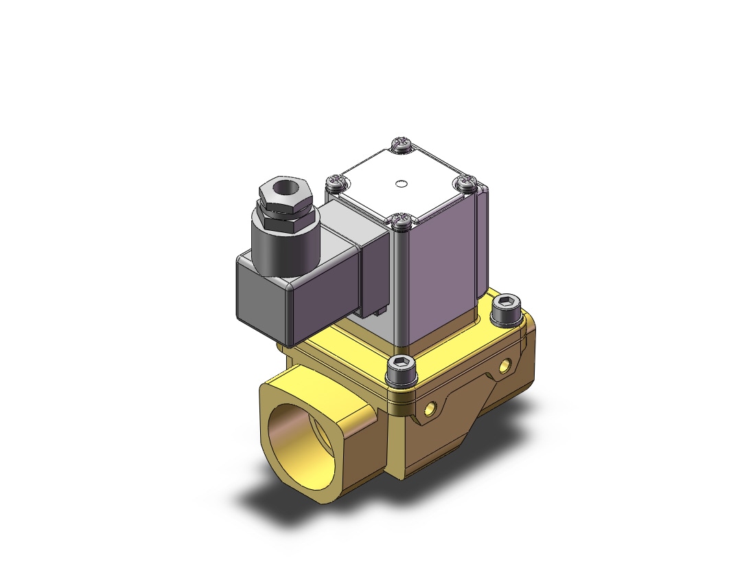 SMC VXZ262KG valve, media, VXD/VXZ 2-WAY MEDIA VALVE