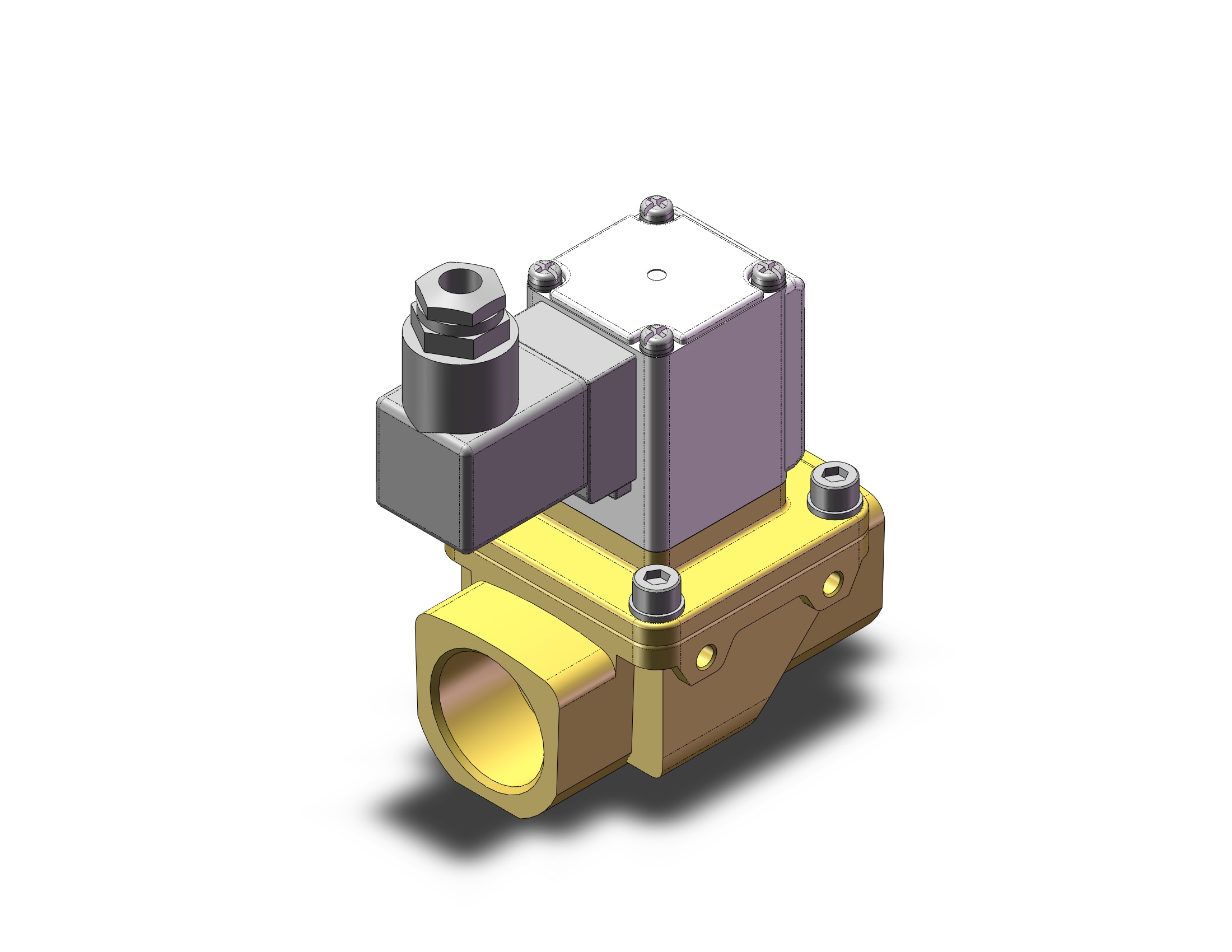 SMC VXZ262KGA valve, media, VXD/VXZ 2-WAY MEDIA VALVE