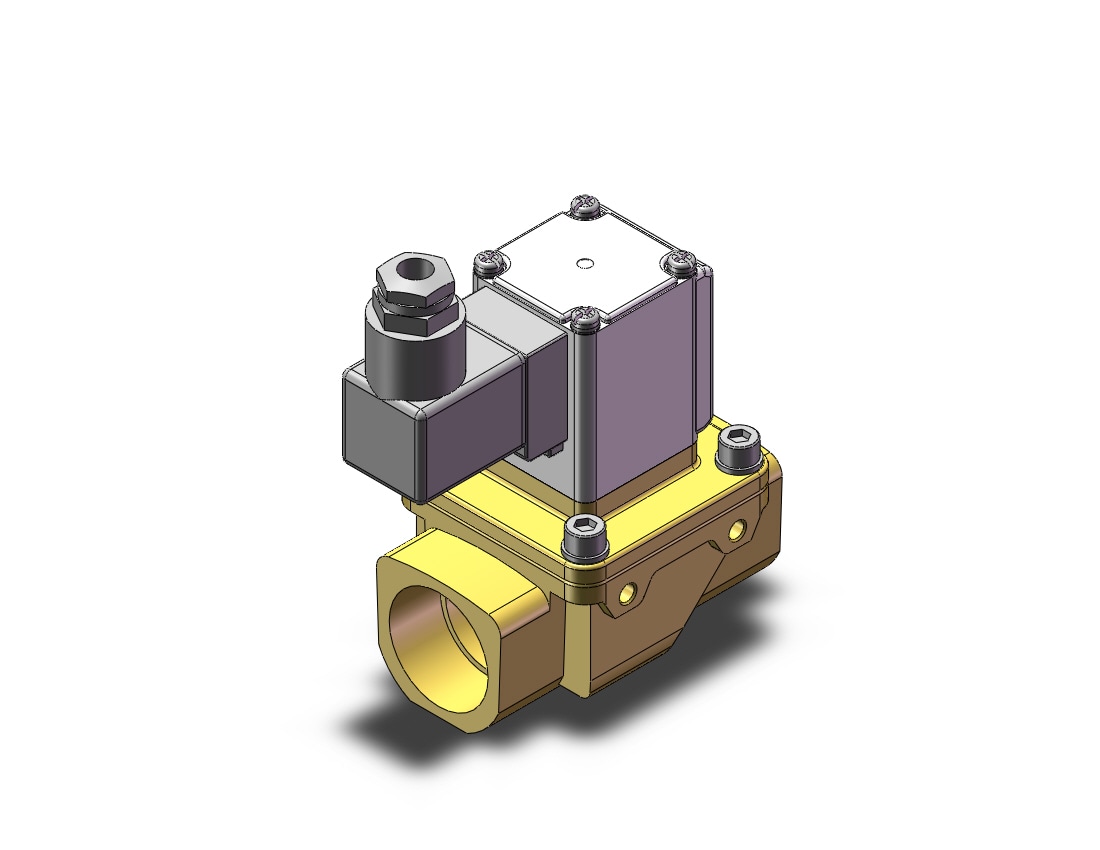 SMC VXZ262KJB valve, media, VXD/VXZ 2-WAY MEDIA VALVE