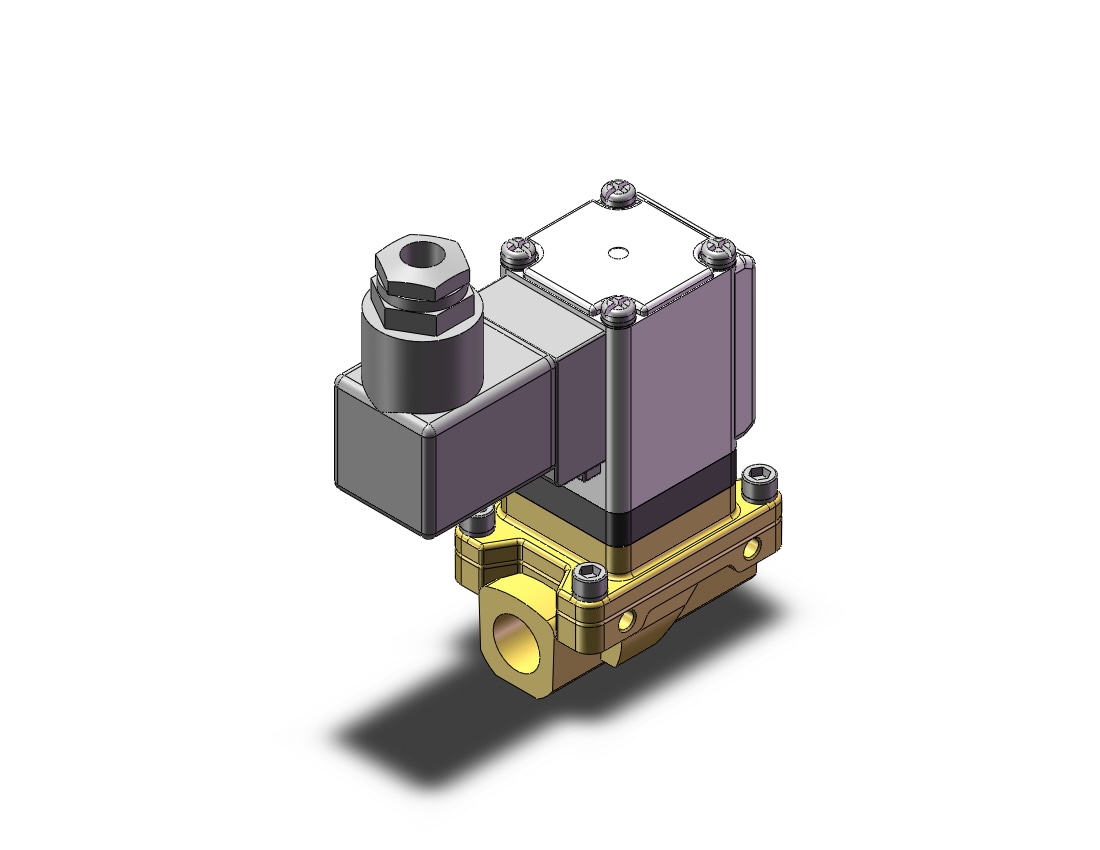 SMC VXZ2A3AZ2A solenoid valve, (n.o.), VXD/VXZ 2-WAY MEDIA V