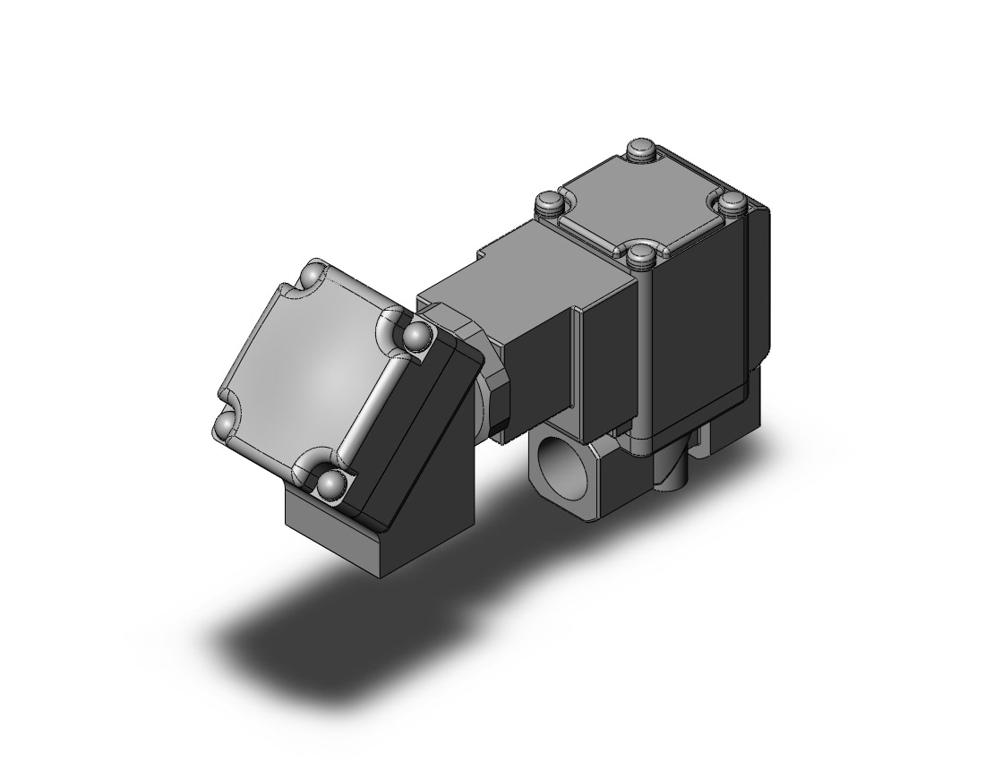 SMC VX210EQ direct operated 2 port valve (n.c.), 2 PORT VALVE