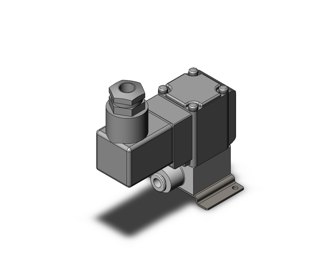 SMC VX210HGH direct operated 2 port valve (n.c.), 2 PORT VALVE