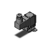 SMC VX212KGGXB direct operated 2 port valve (n.c.), 2 PORT VALVE