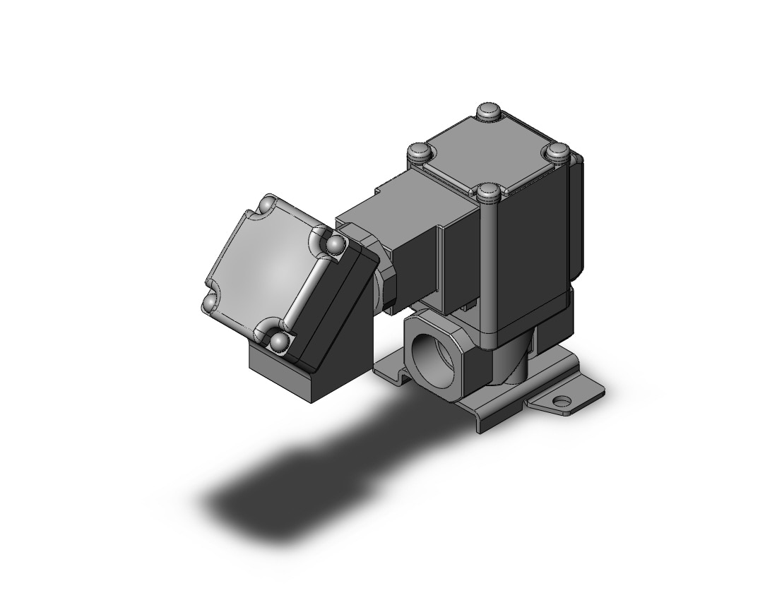 SMC VX220DPBXB direct operated 2 port valve (n.c.), 2 PORT VALVE