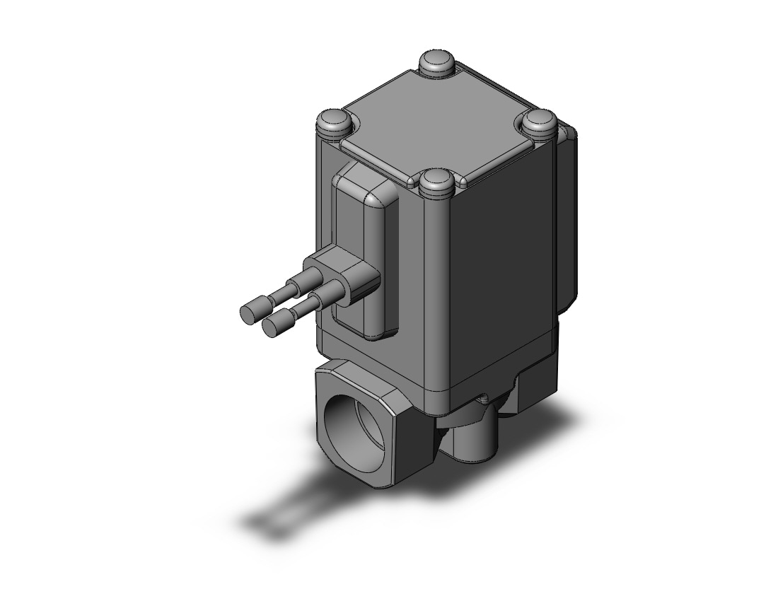 SMC VX222LD direct operated 2 port valve (n.c.), 2 PORT VALVE