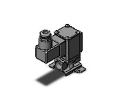 SMC VX222MZ2CBXB direct operated 2 port valve (n.c.), 2 PORT VALVE