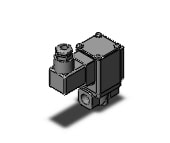 SMC VX230AJL direct operated 2 port valve (n.c.), 2 PORT VALVE