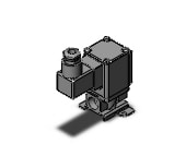 SMC VX230FHXB direct operated 2 port valve (n.c.), 2 PORT VALVE