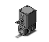 SMC VX232GCD direct operated 2 port valve (n.c.), 2 PORT VALVE