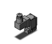 SMC VX240CZ2AZ direct operated 2 port valve (n.o.), 2 PORT VALVE