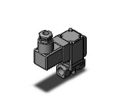 SMC VX242EHXB direct operated 2 port valve (n.o.), 2 PORT VALVE