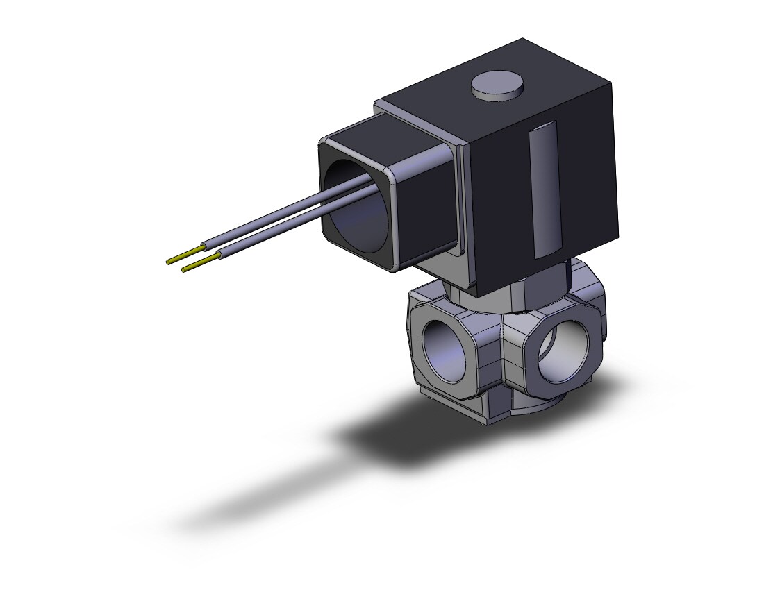 SMC VX3122-02N-5C1 direct op 3 port solenoid valve, n.o., 3 PORT SOLENOID VALVE