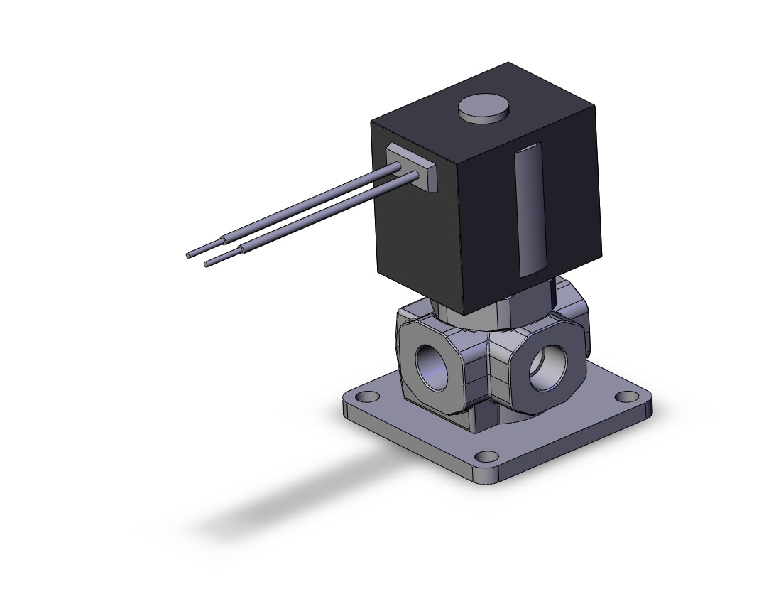 SMC VX3124-01F-5G1-B valve, media, VX3 3-WAY MEDIA VALVE